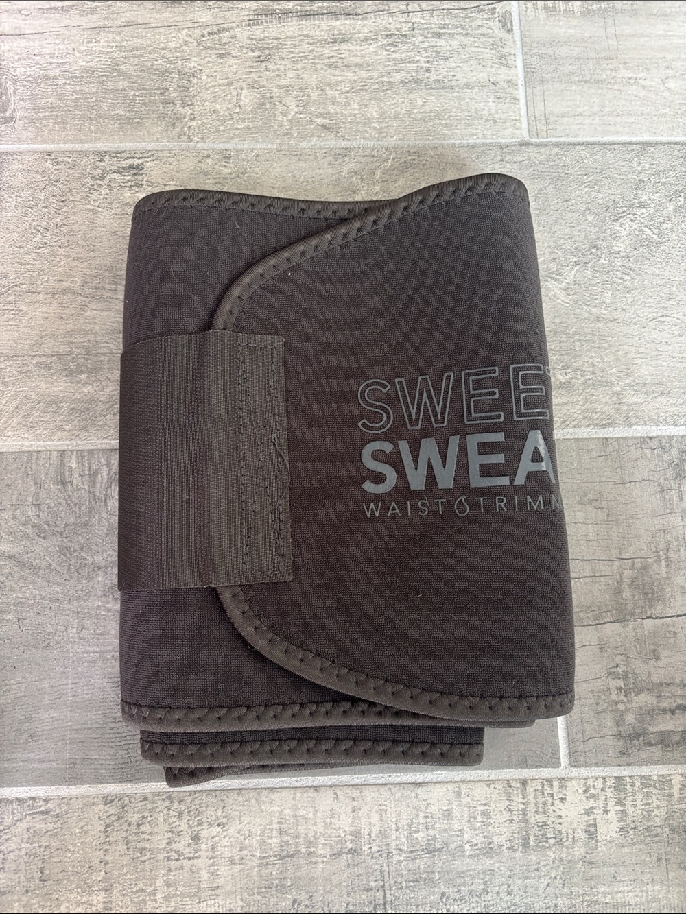Sweet Sweat Waist Trimmer - Black Neoprene Wrap